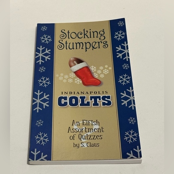 NFL Colts Stocking Stumper Quiz Book - Picture 1 of 5